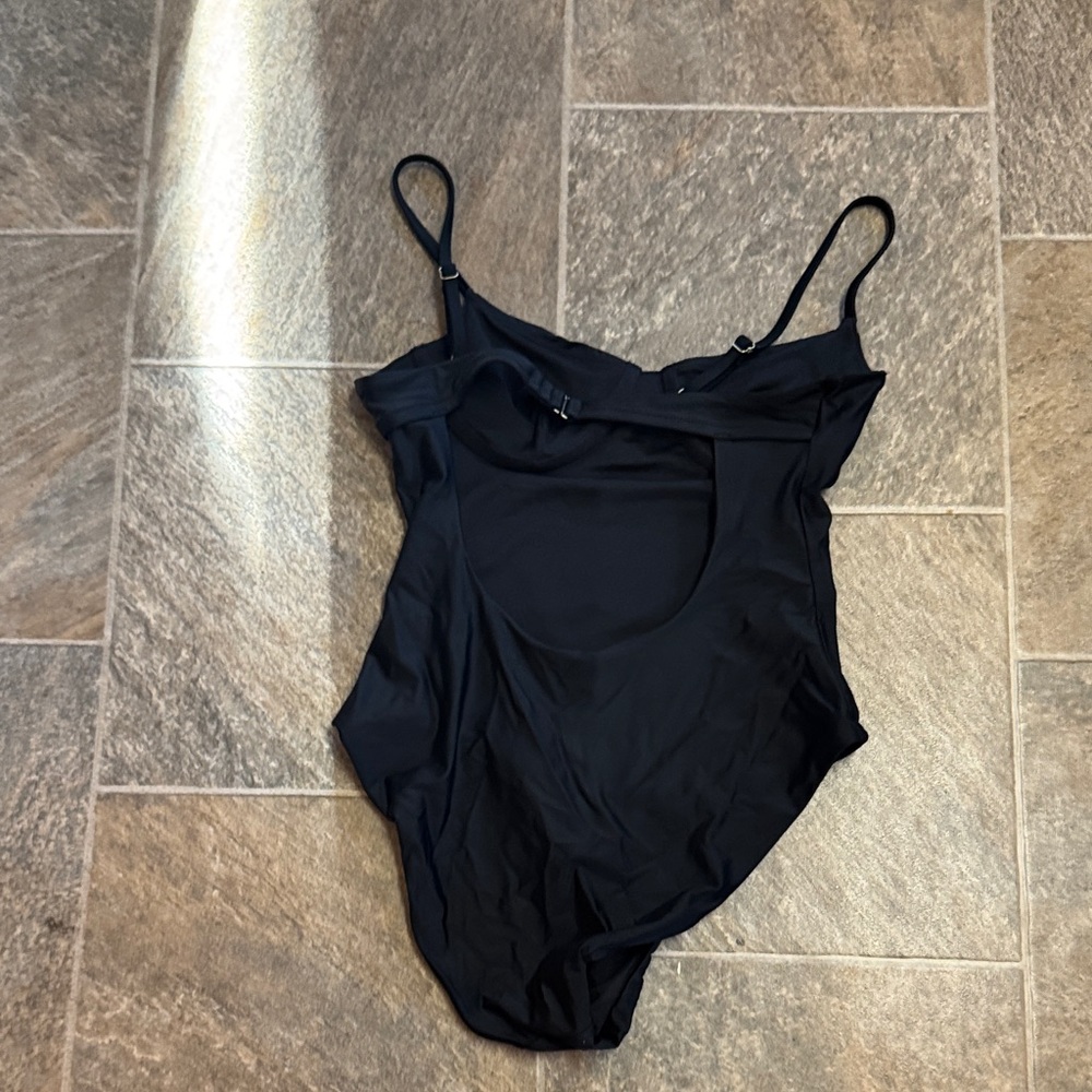 Black One-Piece Swimsuit - Picture 2 of 2